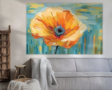 Coquelicot sur Wall Wonder