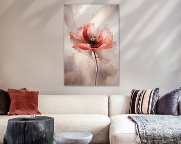 Coquelicot sur Wall Wonder