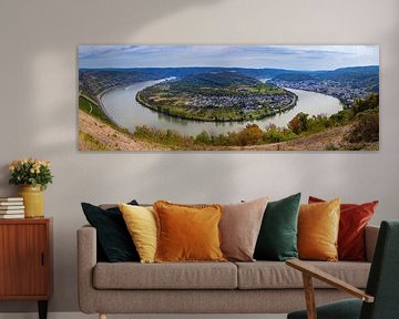 La boucle du Rhin près de Boppard, Allemagne sur Adelheid Smitt