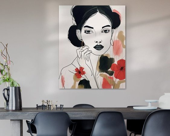 Example of the artwork in a room
