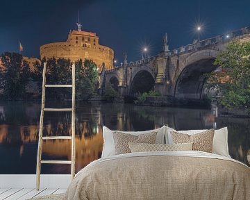 Engelenburcht met Reflectie in de Tiber