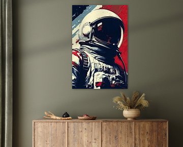 Astronaute sur Wall Wonder