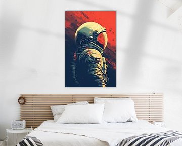 Astronaute sur Wall Wonder