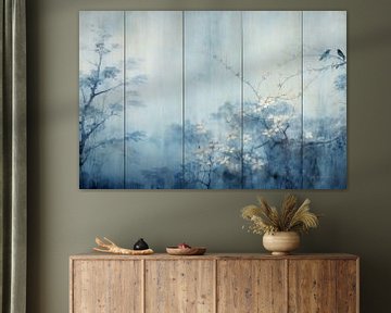 Wabi-sabi en bleu sur Studio Allee