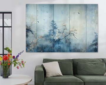 Wabi-sabi en bleu sur Studio Allee