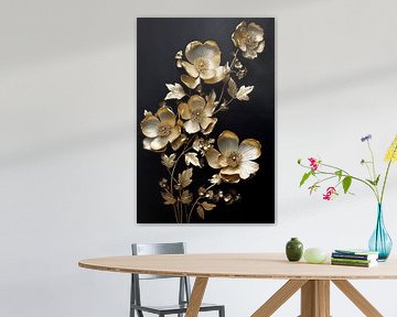 Gouden bloemen van Wall Wonder