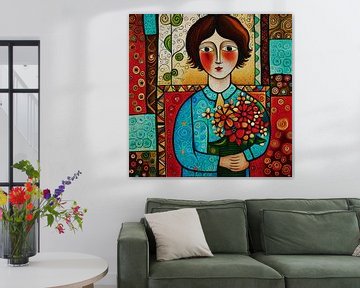 De jongen met de bloemen van Jan Keteleer