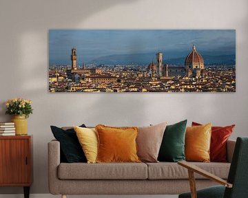 Panorama uitzicht over Florence van Joshua Waleson