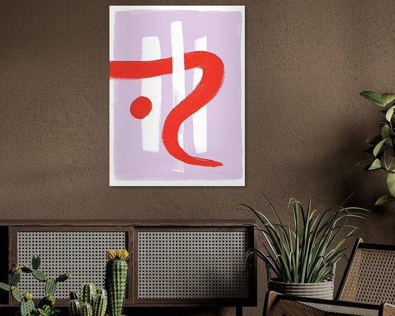 Example of the artwork in a room