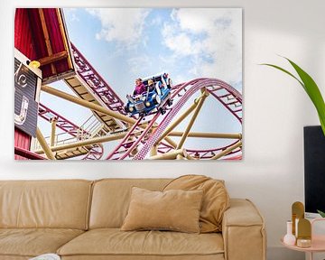 Roller coaster Gesengte Sau descent by Quintus Paul