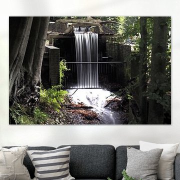 Water Mill at Dutch castle Staverden