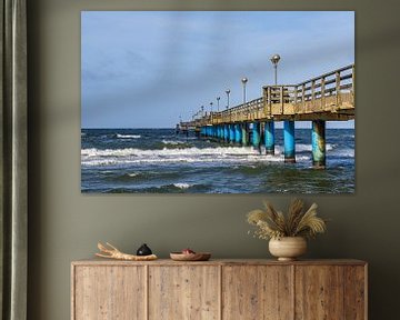 Pier on the Baltic Sea coast in Graal Müritz by Rico Ködder