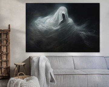 Spook of geest in abstracte look rechthoek vorm van Art Bizarre