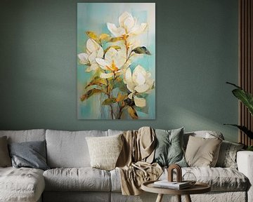 Magnolia blossom 5 by Bert Nijholt