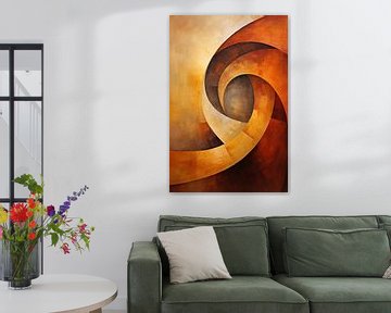 Abstracte ronde vormen van Wall Wonder