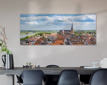 Vue sur le Bovenkerk dans la ville hanséatique de Kampen sur Sjoerd van der Wal Photographie