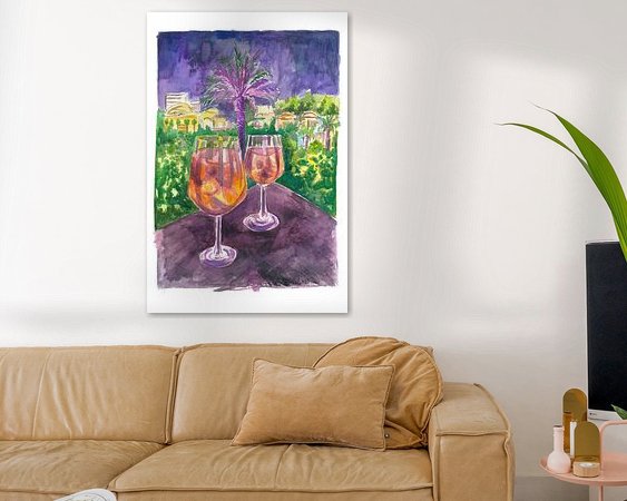 Example of the artwork in a room