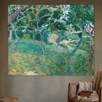 Emile Bernard -Un Coin Du Bois D'amour A Pont Aven (1889)