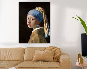 GIRL WITH A PEARL EARRING 2.0 - 21st Century Style - Johannes Vermeer by Dagmar Pels