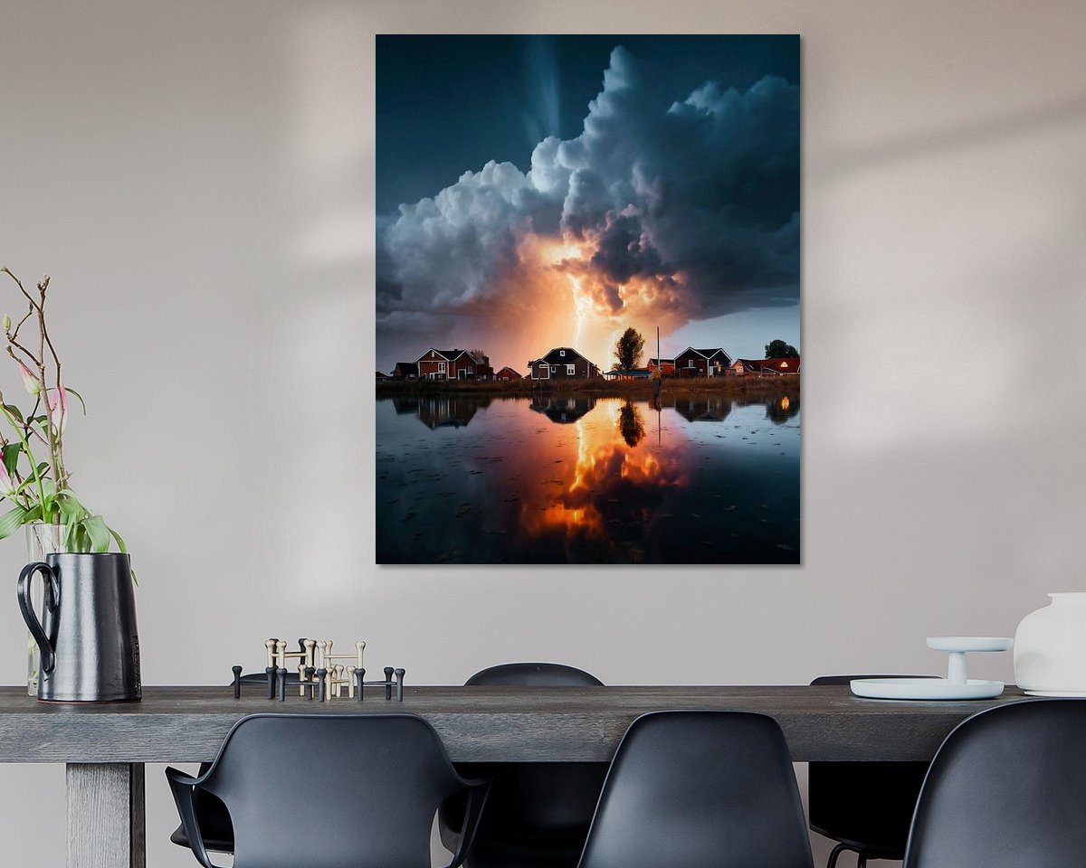 Example of the artwork in a room