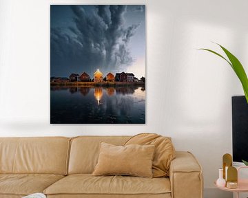 Onweer aan de horizon