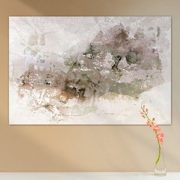 Neutral Scandinavian Winter Garden Abstract II