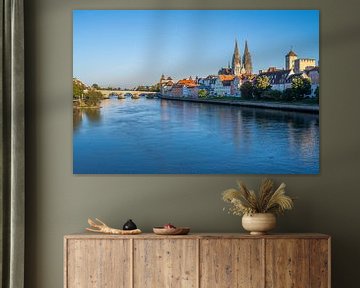 Historisch Regensburg aan de Donau van ManfredFotos