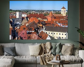 Blick über Regensburg von ManfredFotos