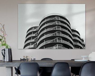 Rondje Rotterdam | Moderne Architectuur | photo print van Rebecca van der Schaft