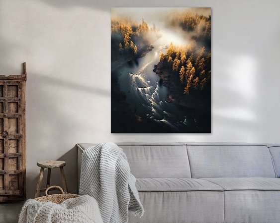 Example of the artwork in a room