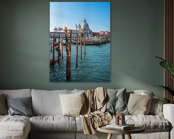 Blick auf historische Gebäude in Venedig, Italien