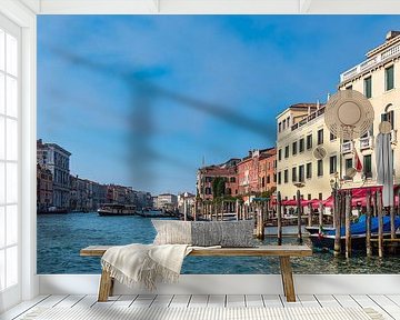 Uitzicht op historische gebouwen in Venetië, Italië