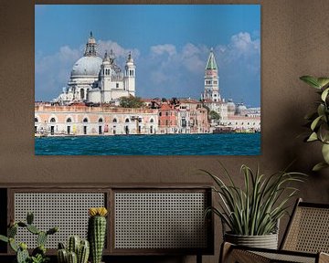 Blick auf historische Gebäude in Venedig, Italien von Rico Ködder