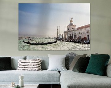 Uitzicht op historische gebouwen in Venetië, Italië van Rico Ködder