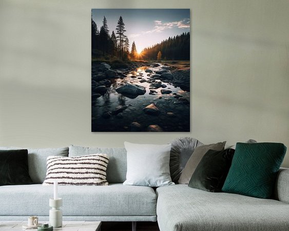 Example of the artwork in a room