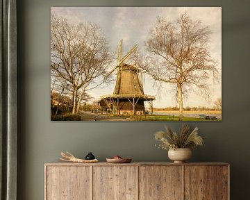 Mill in Holland. Impressionism. by Alie Ekkelenkamp