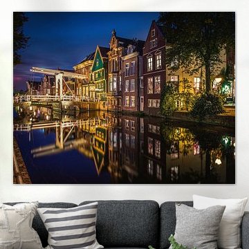 Reflection old town Alkmaar