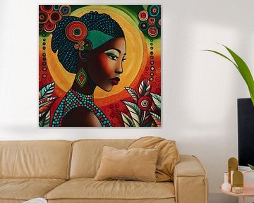 African flower girl nr 4