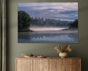 Nebel auf dem Wasser von Moetwil en van Dijk - Fotografie