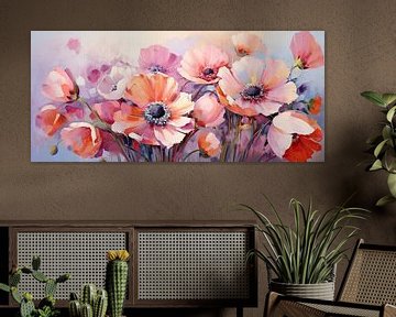 Anemones by Blikvanger Schilderijen