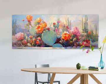 Peinture de cactus | cactus sur Blikvanger Schilderijen