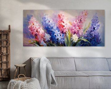 Schilderij Hyacinten van Blikvanger Schilderijen