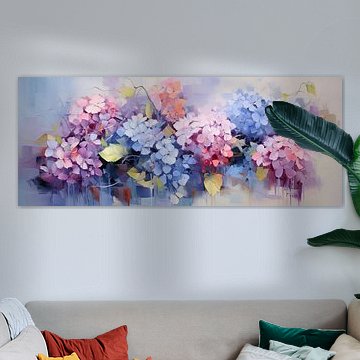 Malerei Hortensien von Blickfänger Gemälde
