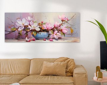 Schilderij Magnolia's van Blikvanger Schilderijen