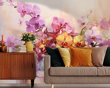 Schilderij Orchidee | orchidee van Blikvanger Schilderijen