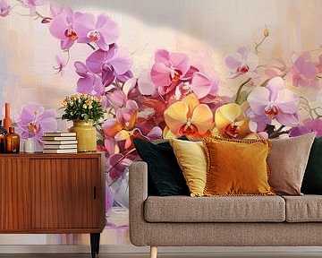 Painting Orchid | orchid by Eye catching paintings