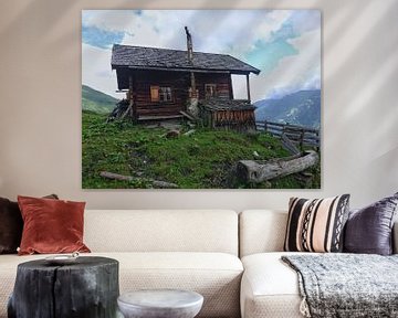 Cabin in the mountains van Michael Swennen