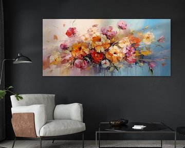 Peinture de fleurs sur Blikvanger Schilderijen