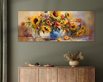 Peinture de fleurs sur Blikvanger Schilderijen