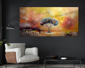 Tree of Life van Gena Theheartofart
